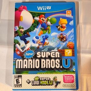 Wii U Super Mario Bros U *Luigi Combo Game